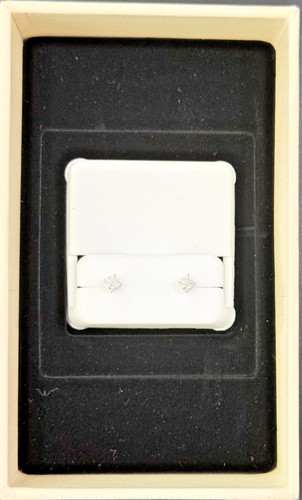 Moissanite stud earrings - stud,