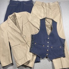 VTG 4 pc Western Suit Mens