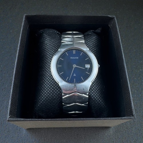 Accurist stainless steel watch - stainless,