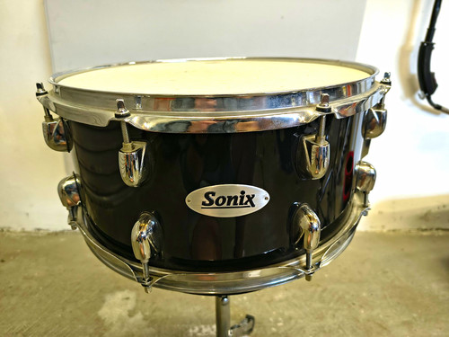 Sonix black drum set snare - black,