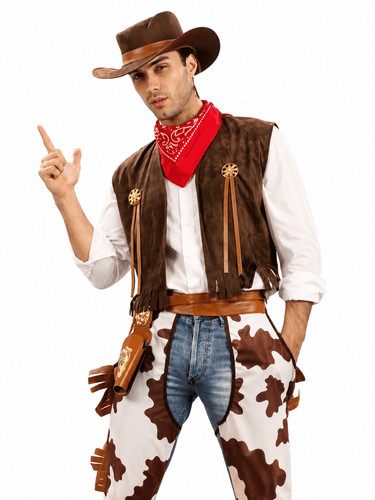 Mens wild west cowboy - wild,