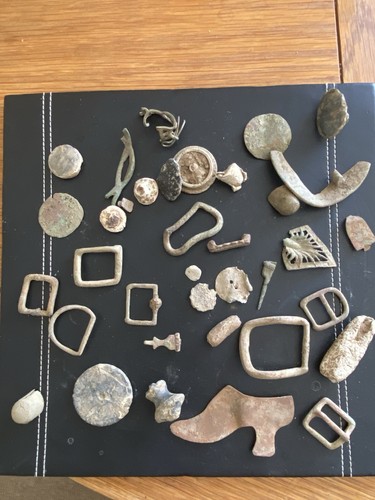 Metal detecting finds - finds, lot