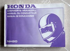HONDA NH80 GENUINE OWNERS