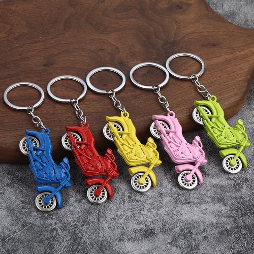 Motorcycle keyring large - motorcycle,