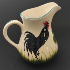 Griselda Hill Pottery Wemyss Ware Cockerel Chicken Milk Jug