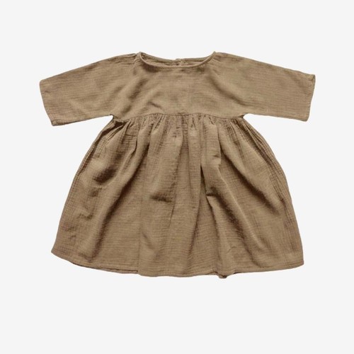 The simple folk muslin dress - folk,