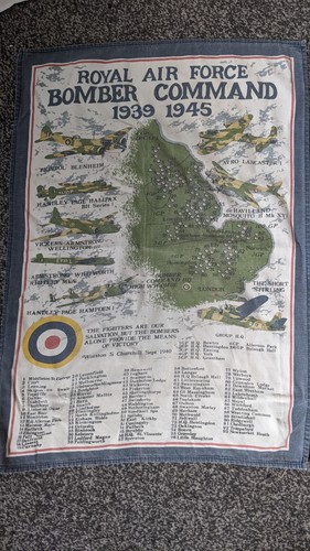 Vintage raf bomber command tea - vintage,