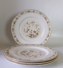 FOUR ROYAL DOULTON MANDALAY TC1079 205mm SALAD PLATES GREAT CONDITION