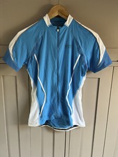 Gore Bike Wear Cycle Jersey Power  | Ladies | Blue/White | Small |