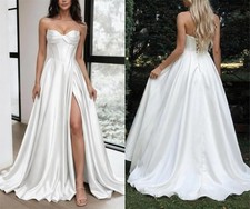 Ruched satin line - ruched, dress