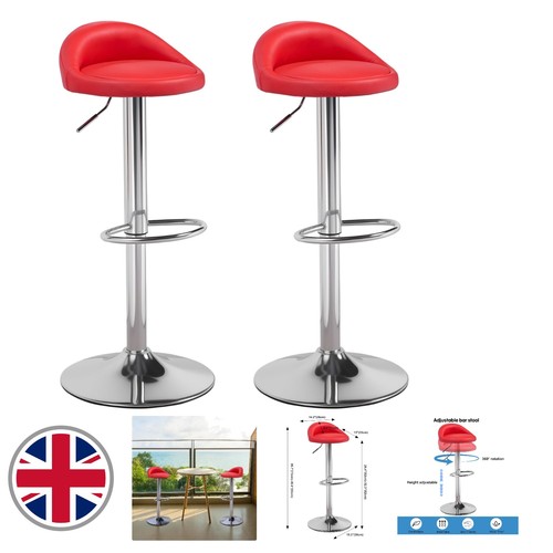 Sleek red leather - red, bar