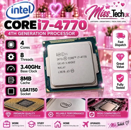 Intel core 4770 40ghz - core, i7-4770