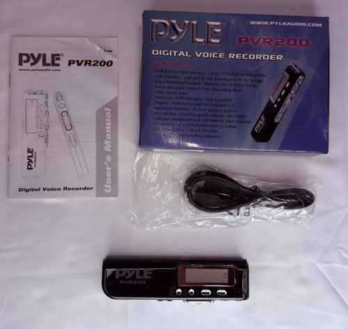 Pyle digital voice activated - pyle,