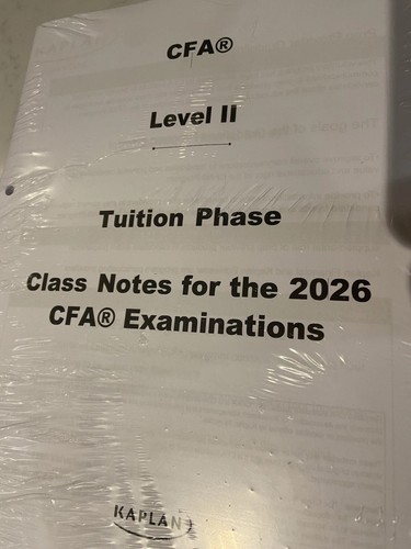 Kaplan cfa level - cfa,