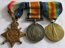 WW1 1914-15 STAR TRIO PRIVATE