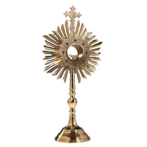 Cross monstrance with luna - with,