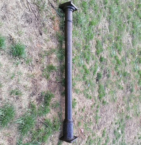 Column antique cast iron - cast, old