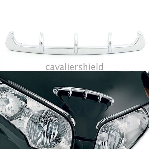 Chrome motorcycle air vent - air,