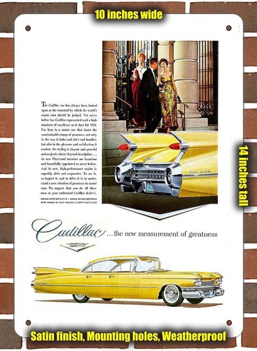 Metal sign 1959 cadillac - -,