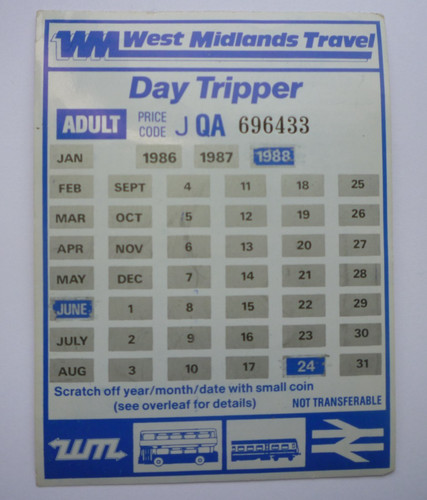 1988 west midlands day - 1988, tripper