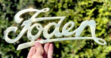 Foden Large Brass Badge Sign