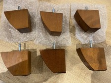 6 x Next wooden Sofa furniture Feet