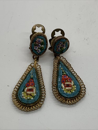 Italian micro mosaic brass - italian, micro-mosaic