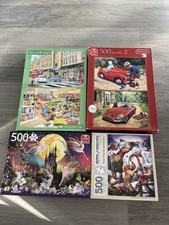 6 X 500 Piece Jigsaw Puzzles
