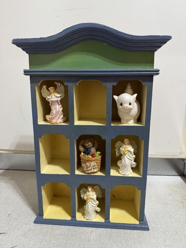 Vtg hand painted wall curio - hand,