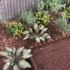 HOSTA GARDEN PLANTS LASER CUT