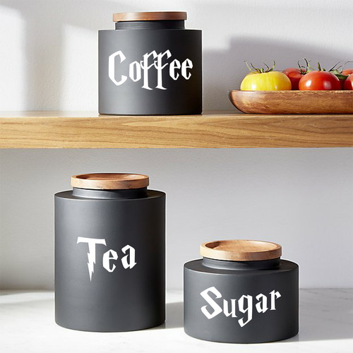 Tea coffee sugar - tea,, stickers