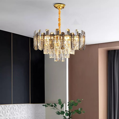 Modern gold crystal - gold,
