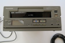 Vintage Panasonic AG-5150-B professional portable VHS player with case.