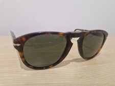 Vintage Persol 714 Foldable Havana Frame Sunglasses Brown Lenses 24/31 52 21