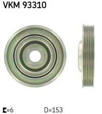 Crankshaft Pulley VKM 93310