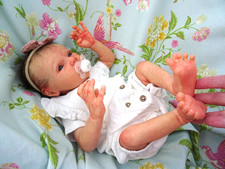 Reborn baby girl Mayven 19"