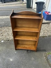 Vintage solid oak bookcase