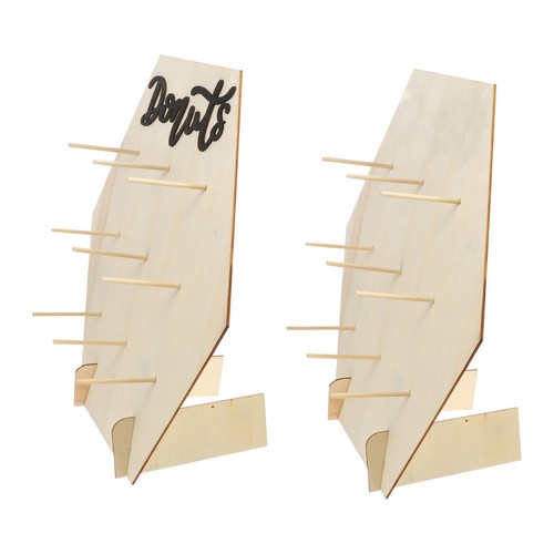 Sets wooden donuts display - wooden,