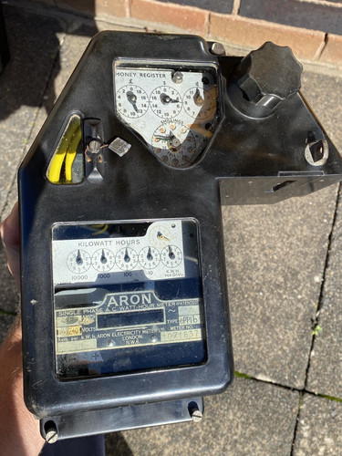 Vintage 1950 electric - 1950's, meter