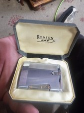 Ronson Varaflame Comet Vintage Gas Lighter.nice Collection Piece