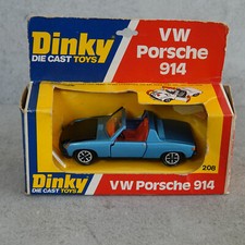 Dinky 208 VW Porsche 914 Blue