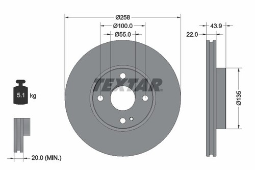 New brake disc - 2x,