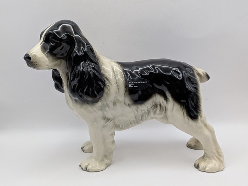 Coopercraft cocker spaniel w - spaniel, b&w