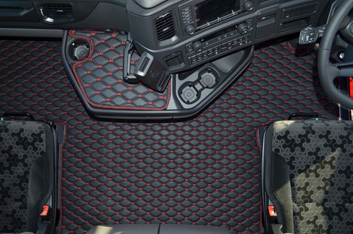 Truck eco leather floor - leather,