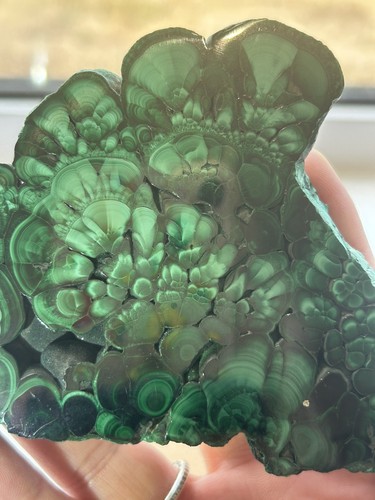 Malachite slab - malachite,