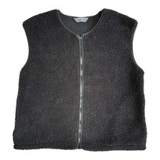 Black Gilet Fleece Jacket
