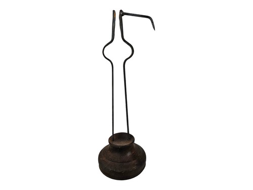 Antique rushlight candleholder - rushlight,