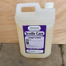 Laundry Starch Solution Professional & Industrial Textile from Zenith 5L
