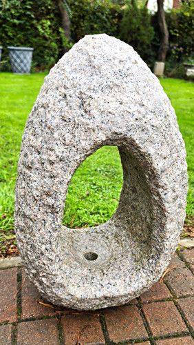 Grey solid granite granary tub - grey,