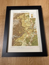 Framed Geological Map of Rutland - c1960s